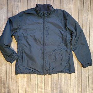 Port Authority Blue Zip Up Coat Women's Size XXL Fleeced Lined Torso 900